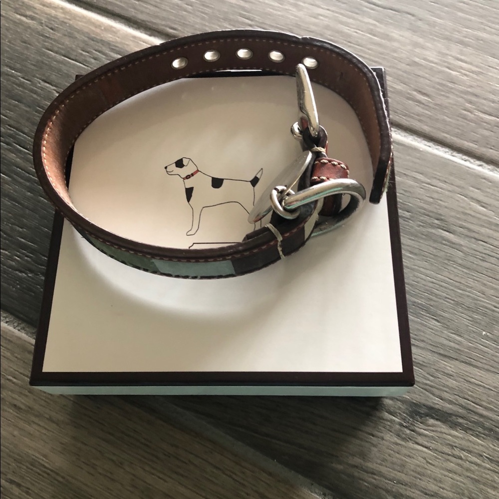 Coach legacy XS dog collar with box!